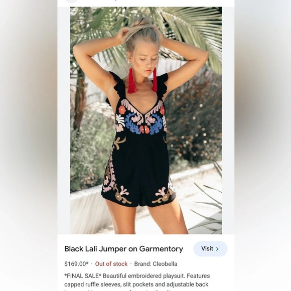 Cleobella romper size XS